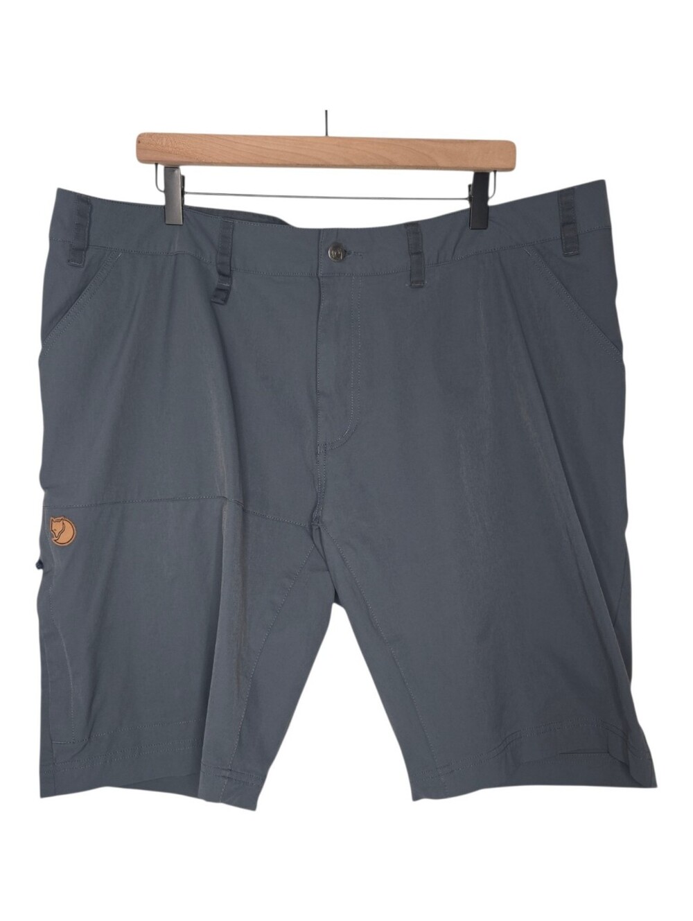 Fjallraven Mens Gray Abisko Lite Hiking Shorts Size 40